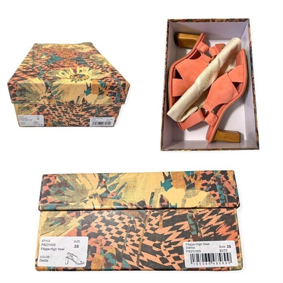 Ulla Johnson Filippa High Heel Sandals in Dahlia, Size 38, New in Box - Picture 12 of 14